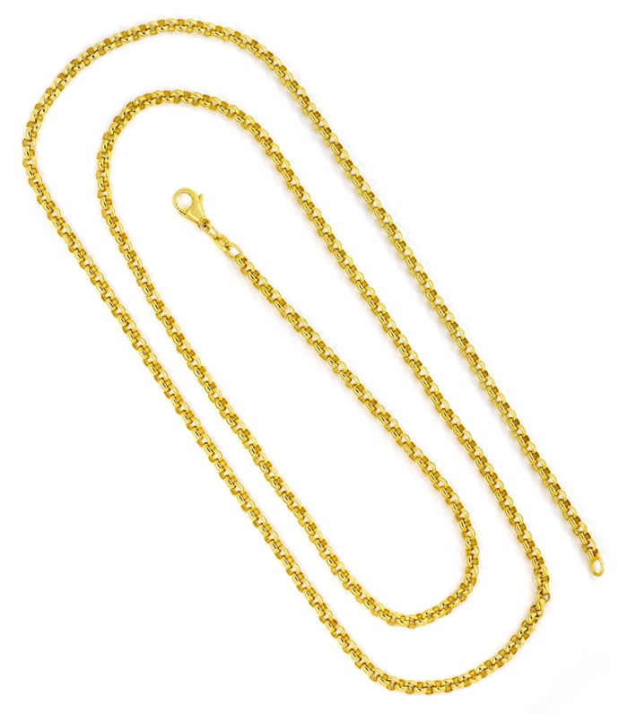 Foto 3 - Lange Erbsen Goldkette 81cm in 585er Gelbgold, K3323