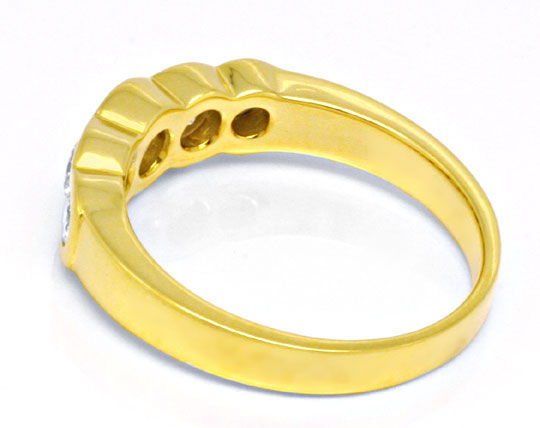 Foto 3 - Brillant Halbmemory Spann Ring 18K 0,6 Diamanten, S6188